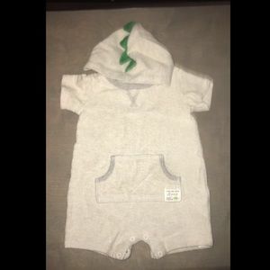 Dinosaur baby boy romper